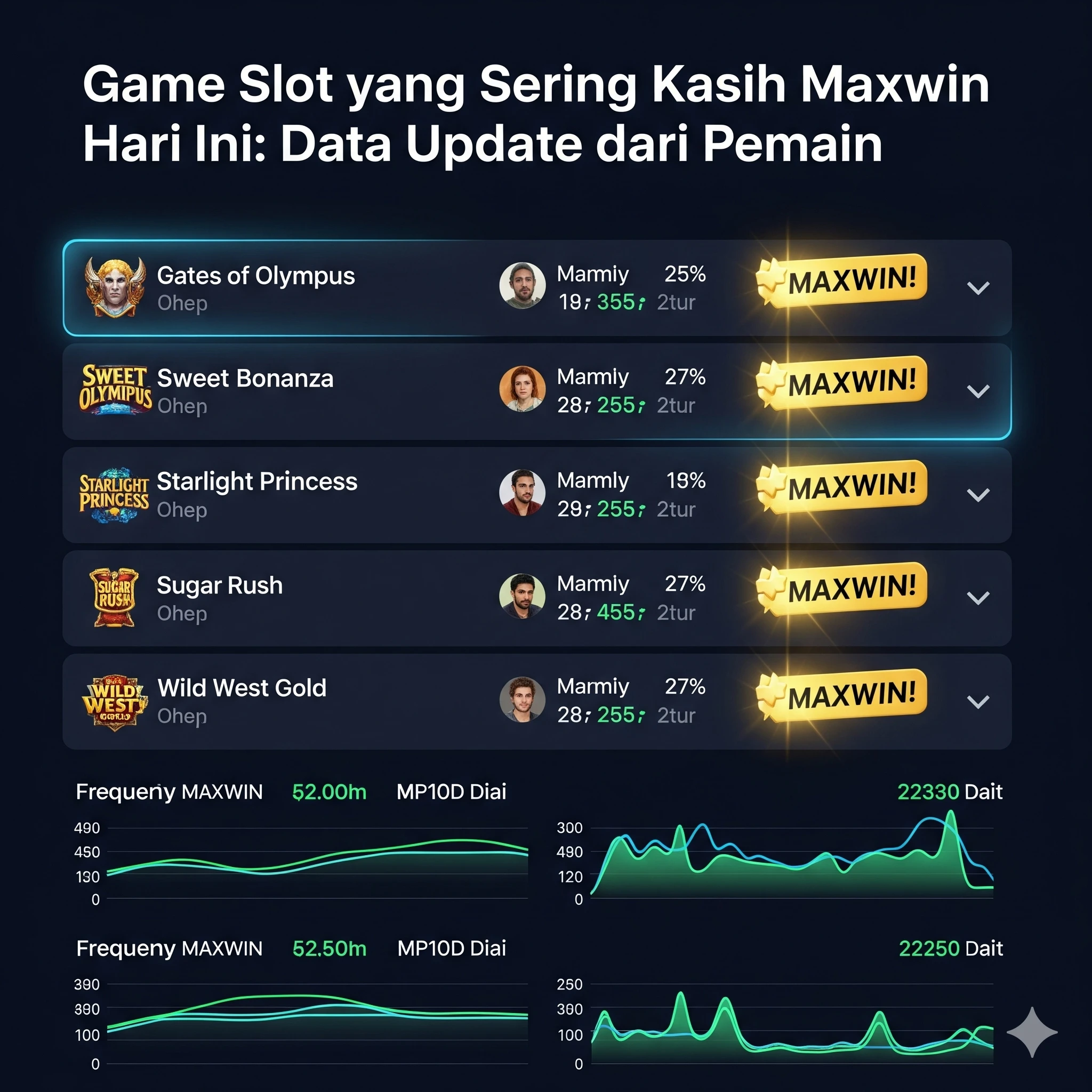 Game Slot yang Sering Kasih Maxwin Hari Ini Data Update dari Pemain